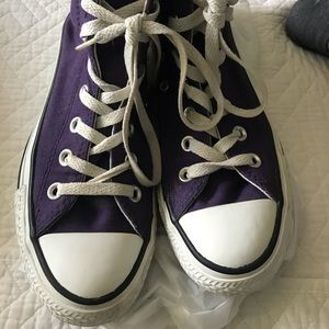 Purple High Top Converse